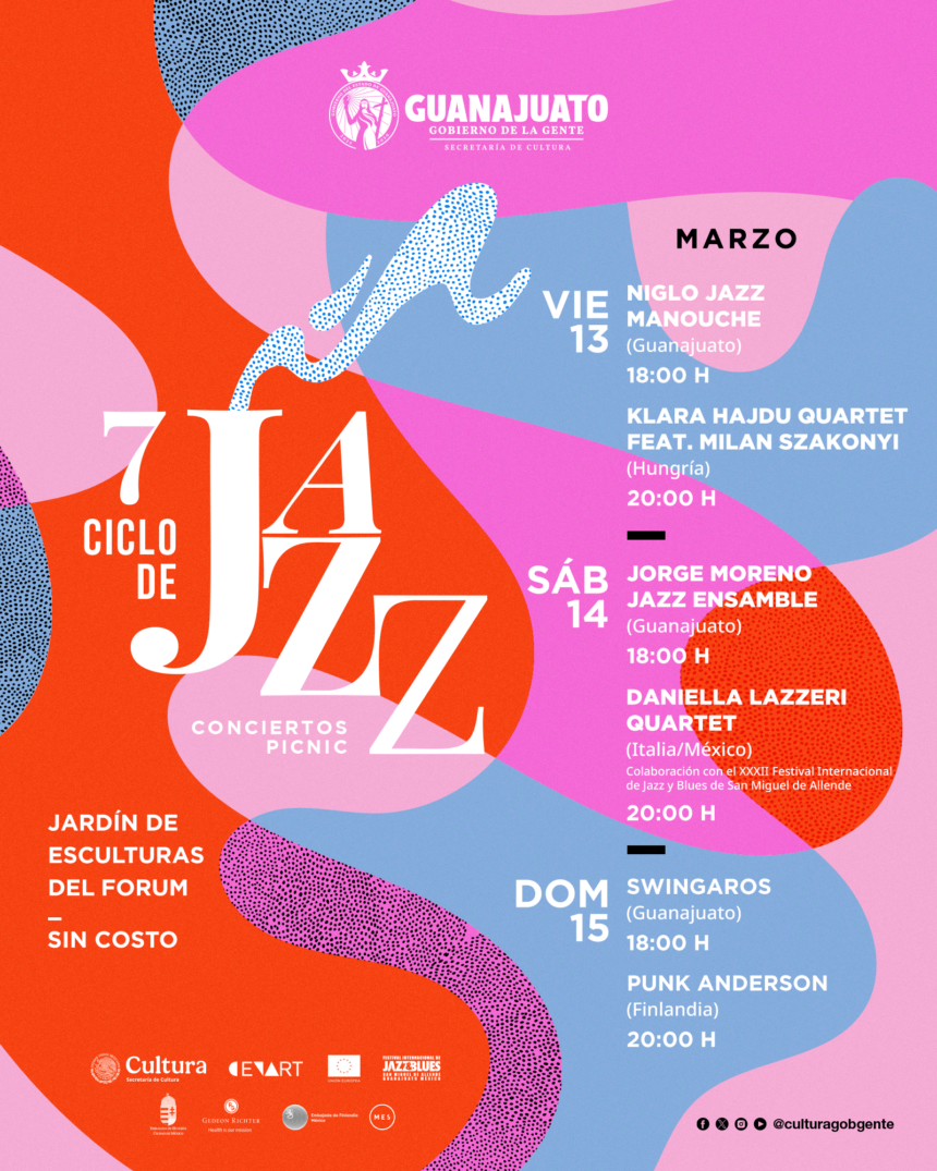Secretaría de Cultura de Guanajuato inaugura 7° Ciclo de Jazz 2026
