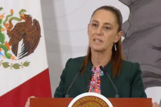 Sheinbaum condena actos de CNTE tras disturbios en movilización de CDMX