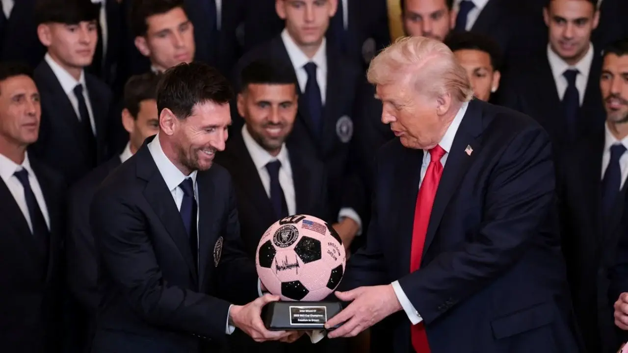 Trump recibe a Messi y al Inter Miami en la Casa Blanca