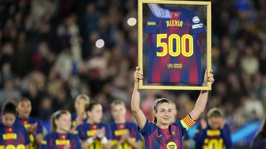 Alexia Putellas celebra 500 partidos ante 60.000 y derrota al Real Madrid