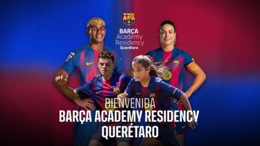 Barcelona lanza academia de fútbol en Querétaro, México