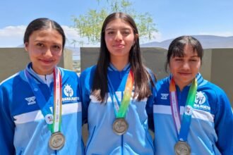 Ciclistas guanajuatenses obtienen oro y bronce en la Olimpiada Nacional.