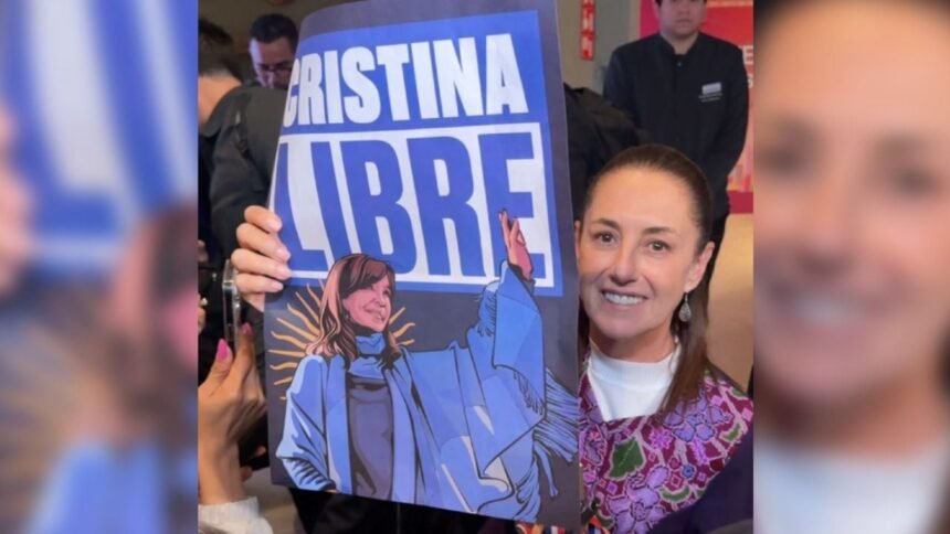 Ciudad de México: Sheinbaum respalda a Cristina Kirchner pese a acusaciones