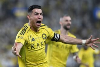 Cristiano Ronaldo alcanza 970 goles y acerca a Al Nassr al título