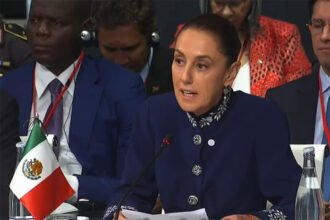 En Madrid, Sheinbaum aborda la polémica "conquista" con Sánchez