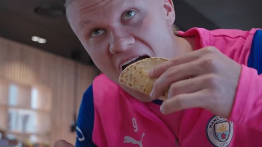 Erling Haaland disfruta tacos mexicanos y comparte su platillo favorito