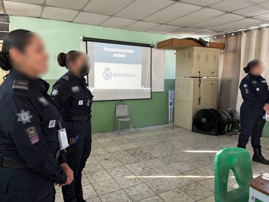 Fortalece Secretaría de Seguridad y Paz prevención digital en escuelas de Guanajuato.