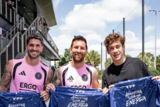 Franco Colapinto se encuentra con Messi y revela su sorpresa por F1