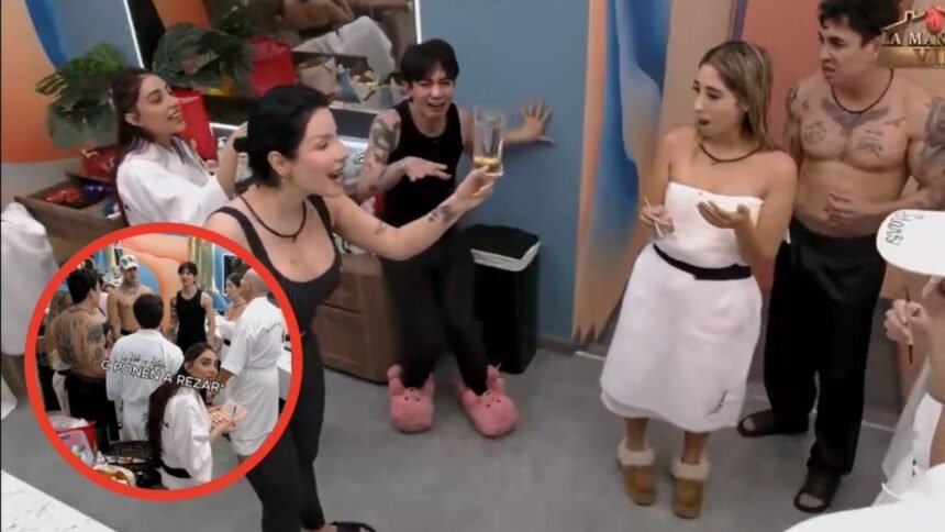 Habitantes de La Mansión VIP hacen “limpia” con un huevo podrido