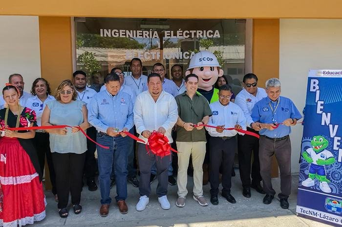 Inauguran edificio de Electromecánica en el TecNM de La Piedad, Michoacán.