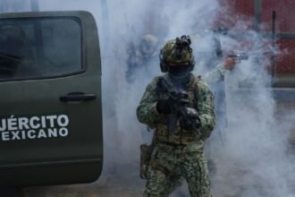 Incautan arsenal del Cártel de Santa Rosa de Lima en operativo federal en Guanajuato