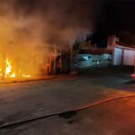 Incendio consume vivienda en la colonia Pablo Galeana, Morelia