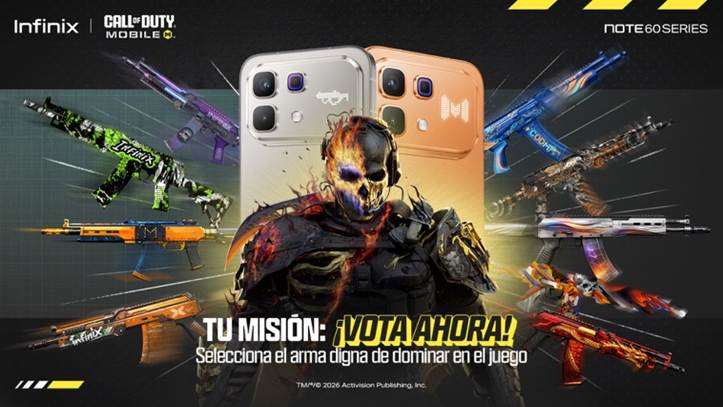 Infinix introduce la serie NOTE 60 en el competitivo de COD Mobile en CDMX
