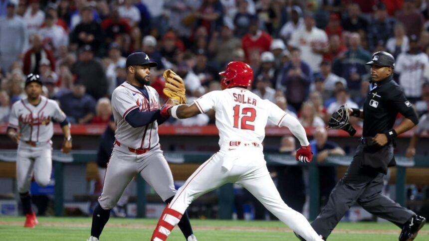 Jorge Soler protagoniza pelea con Reynaldo López en juego Angels-Braves