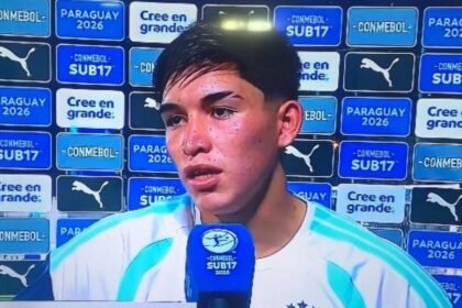 Joven futbolista argentino advierte a Colombia tras la derrota en la Final