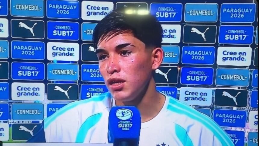 Joven futbolista argentino advierte a Colombia tras la derrota en la Final