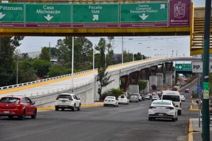 Mañana habilitan puente en distribuidor vial salida a Pátzcuaro, Morelia