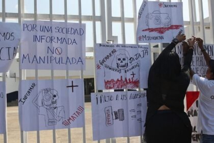 México alcanza su nivel más bajo en libertad de prensa en 25 años.