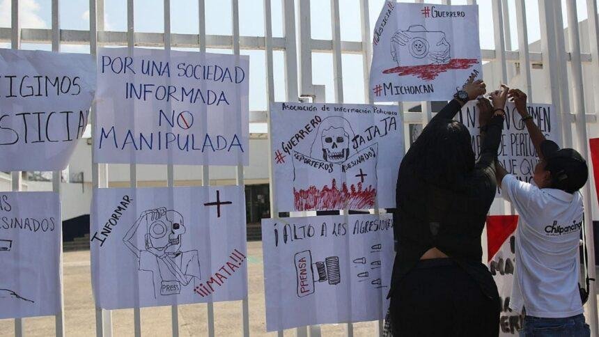 México alcanza su nivel más bajo en libertad de prensa en 25 años.