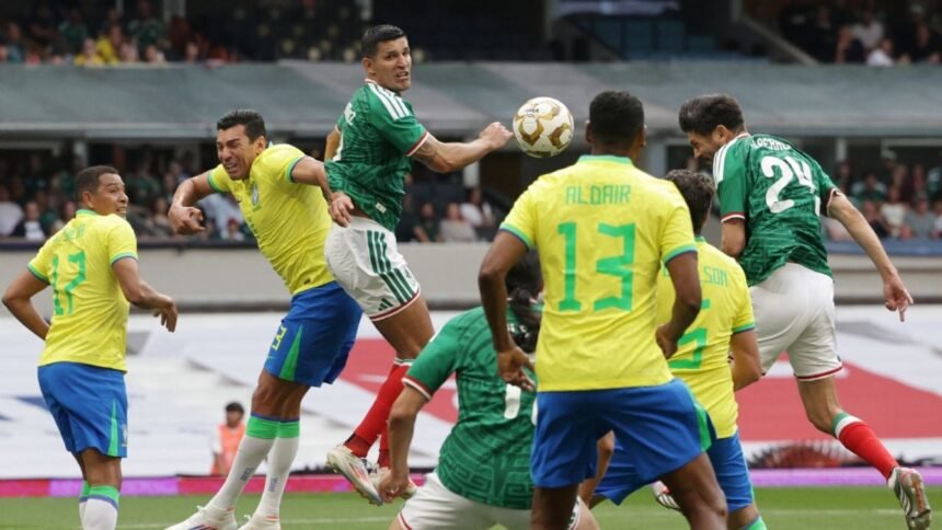 México vence a Brasil con doblete de Oribe Peralta en amistoso de leyendas
