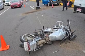 Motociclista pierde la vida en accidente en la Morelia-Pátzcuaro