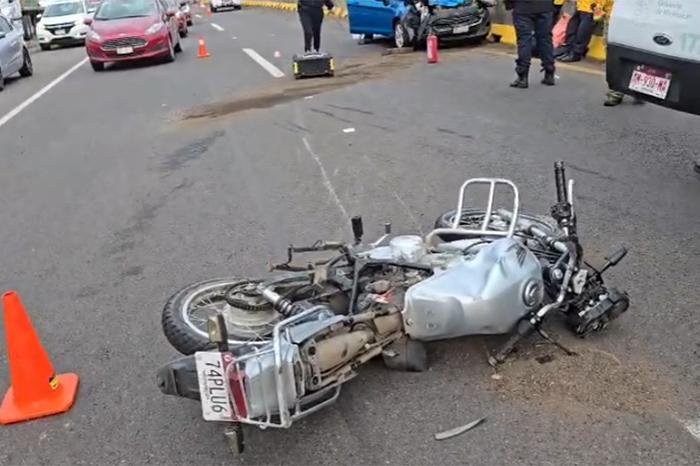 Motociclista pierde la vida en accidente en la Morelia-Pátzcuaro