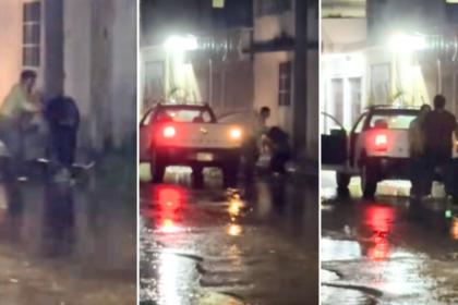 Mujer graba pelea entre vecina y amante de su esposo