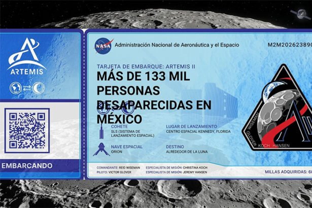 Nombres de 52 desaparecidos mexicanos serán enviados a la Luna
