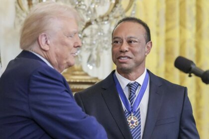 Nuevo video muestra llamada de Tiger Woods a Trump tras accidente