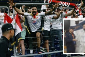 Policía de Nuevo León lee derechos en inglés a hincha iraquí