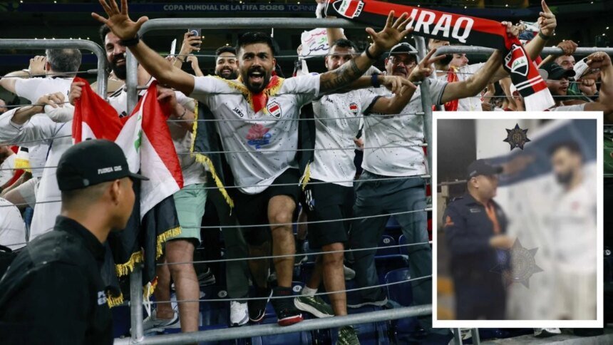 Policía de Nuevo León lee derechos en inglés a hincha iraquí