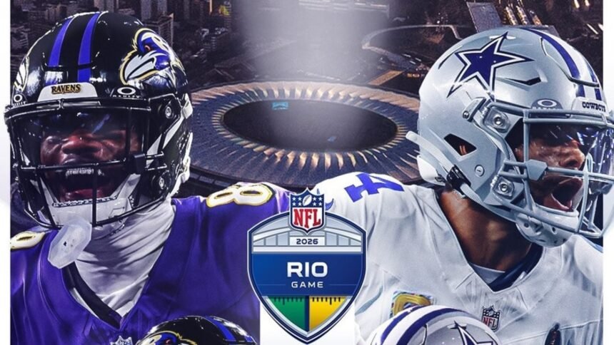 Ravens y Cowboys se enfrentarán en el Maracaná de Brasil