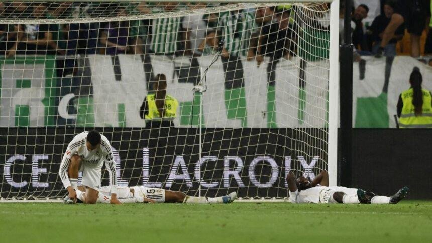Real Madrid empata con Betis y facilita la oportunidad al Barcelona