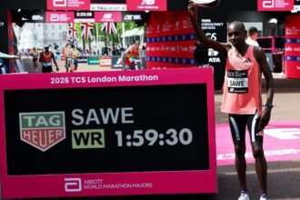 Sebastian Sawe establece un nuevo récord mundial en el Maratón de Londres