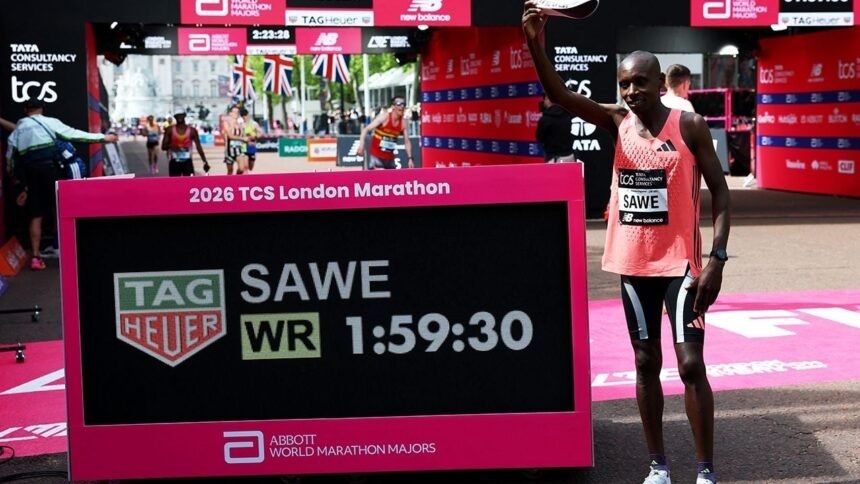 Sebastian Sawe establece un nuevo récord mundial en el Maratón de Londres