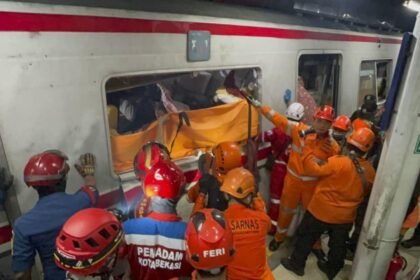 Tragedia ferroviaria en Indonesia provoca cuatro muertos y 40 heridos