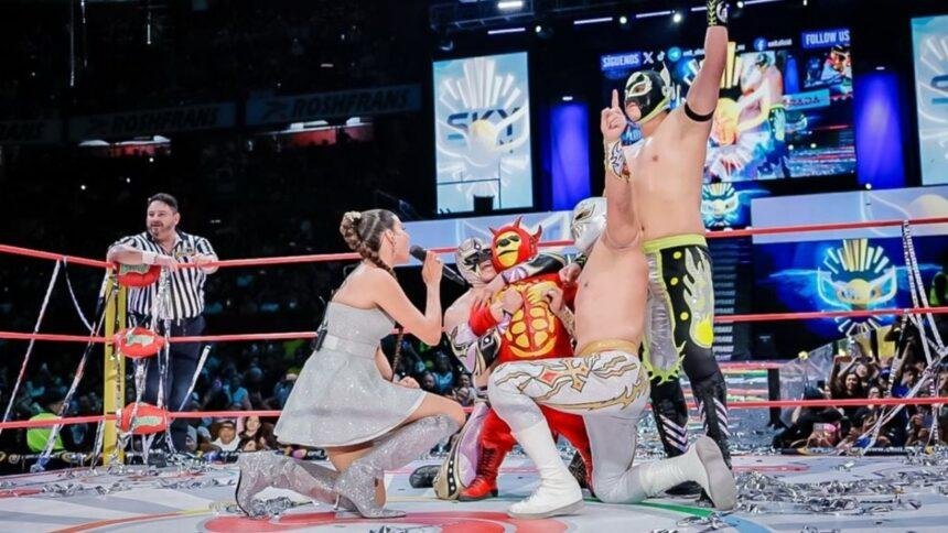 Natalia Jiménez y Místico celebran 20 años de ‘Me Muero’ en Arena México