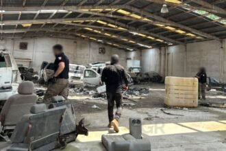Agentes federales aseguran 15 camionetas blindadas en operativo en Reynosa