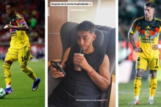América enfrenta lesiones: Borja fuera, Cáceres fracturado y Rodríguez regresa ante Pumas