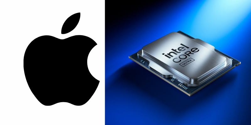 apple colabora con intel en la fabricacion de sus chips Apple colabora con Intel en la fabricación de sus chips.