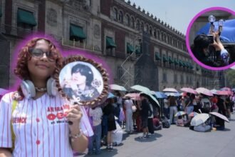 ARMYS se reúnen en el Zócalo de CDMX para ver a BTS