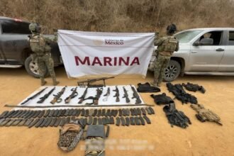 Aseguran 23 explosivos, 11 armas y más de 2 mil cartuchos en Mazatlán