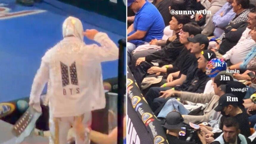 BTS asiste a lucha libre en Arena México para apoyar a Místico