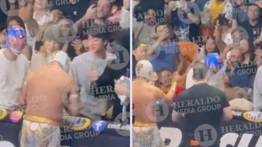 BTS y Místico comparten un emotivo abrazo en la Arena México