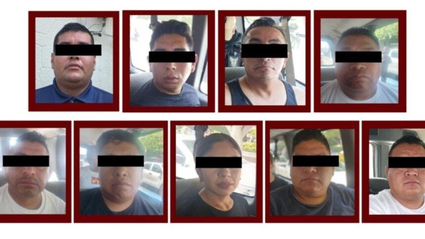 Capturan a nueve policías de Hidalgo acusados de homicidio en Progreso de Obregón