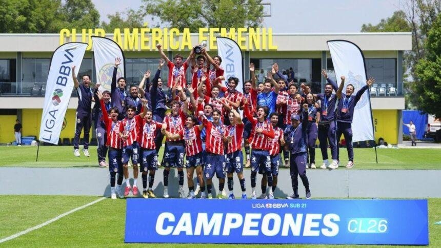 Chivas conquista el título Sub-21 al vencer al América en Coapa