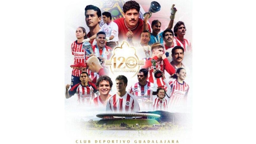 Chivas omite a leyendas en su póster del 120 aniversario
