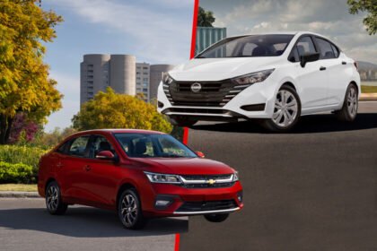 Comparativa técnica: Chevrolet Aveo vs. Nissan V-Drive en México 2026.