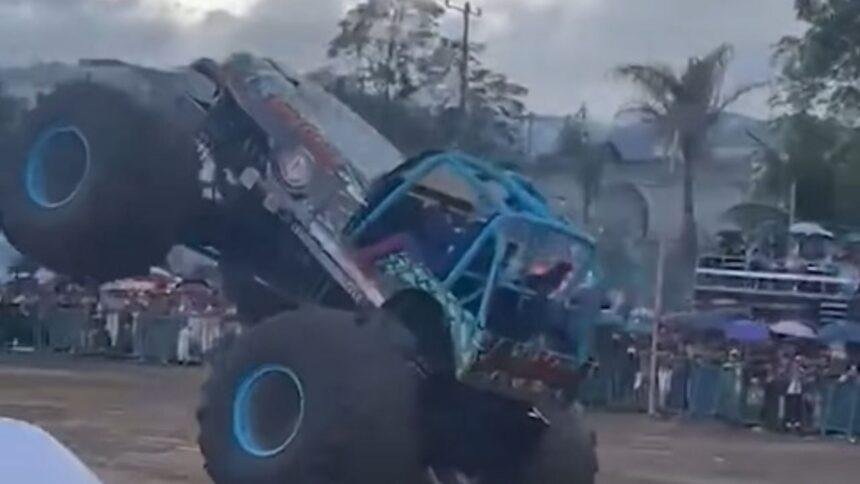 Conductora de Monster Truck atropella a multitud en Colombia, dos muertos