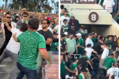 Conflictos entre aficionados mexicanos tras el triunfo del Tri en el Rose Bowl